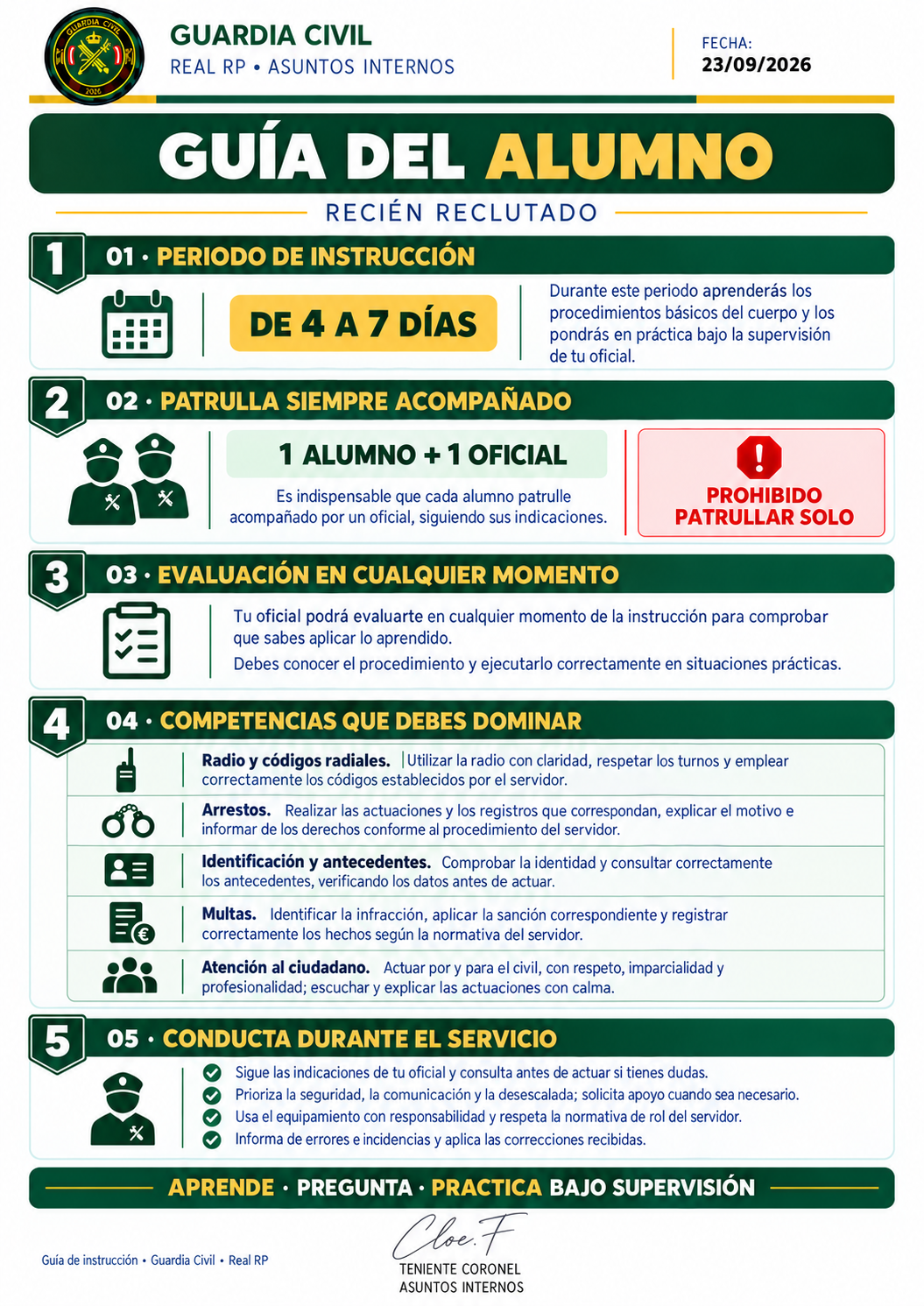 Guía del Alumno Recién Reclutado
